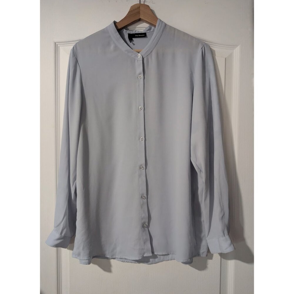 The Kooples Light Blue Button-Down Blouse